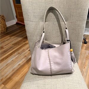 The Sak Light Gray Shoulder Bag